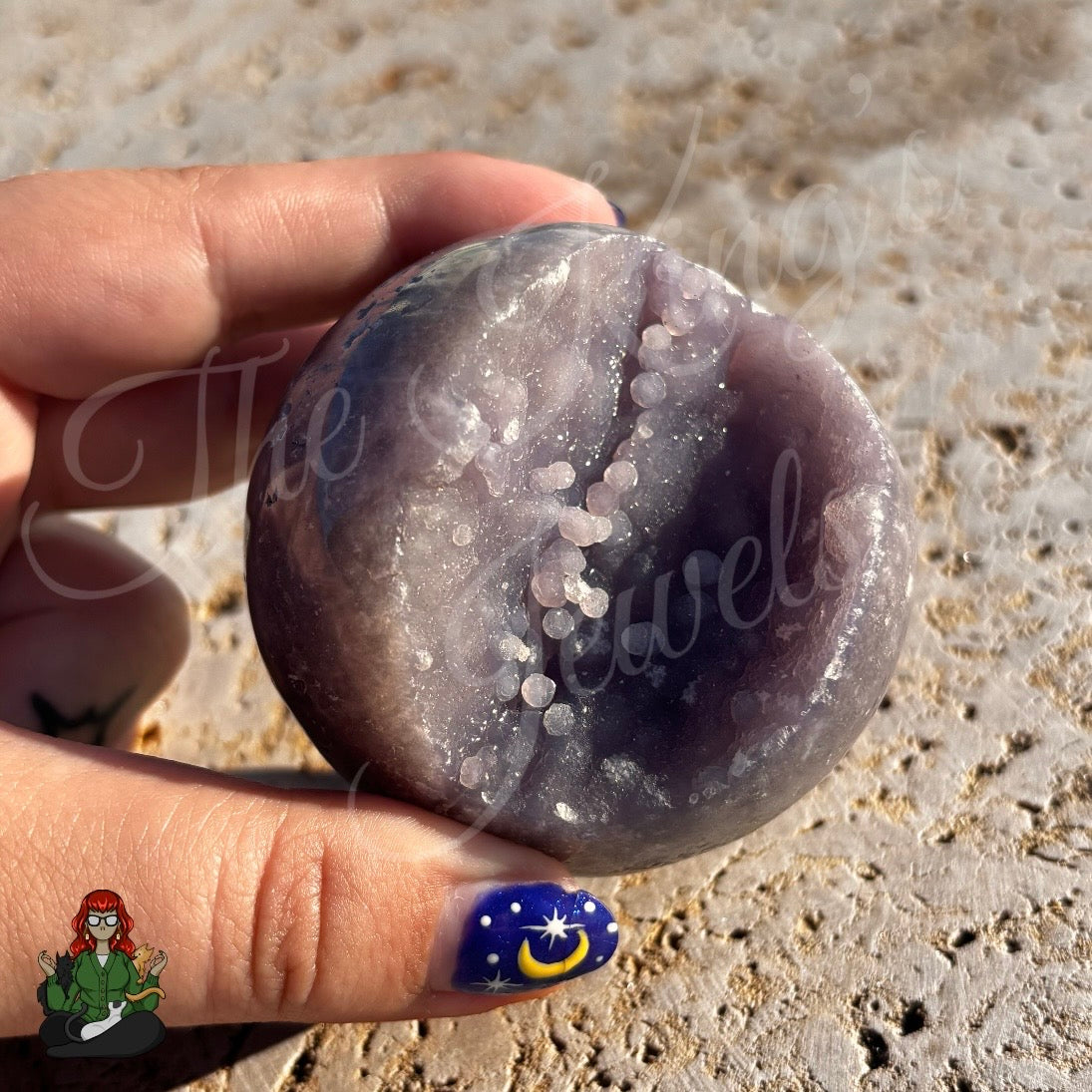 Lepidolite Grape Sphere!
