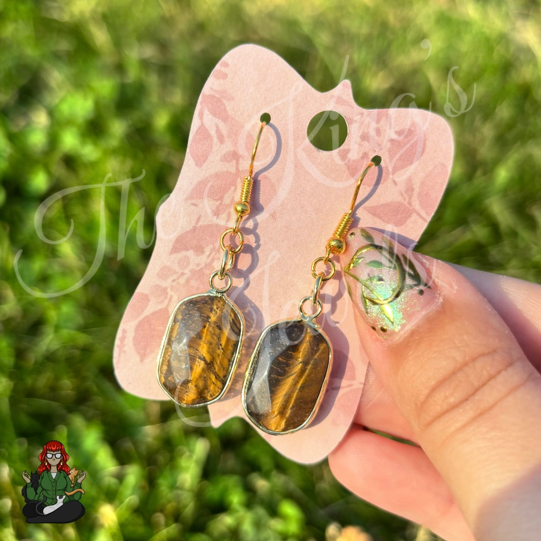 LeonaRae - Tigers Eye Earrings!