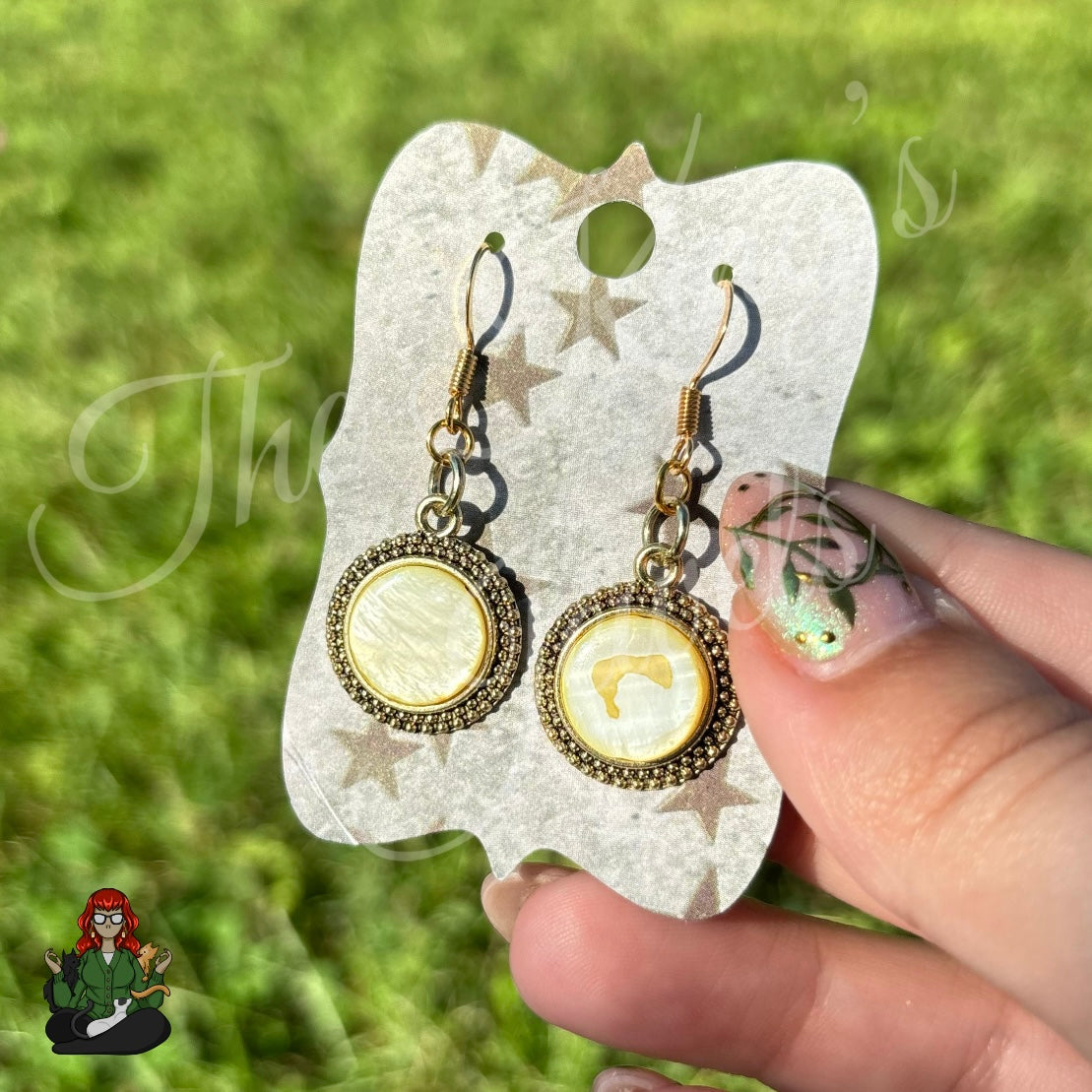 LeonaRae - Circle Shell Earrings!