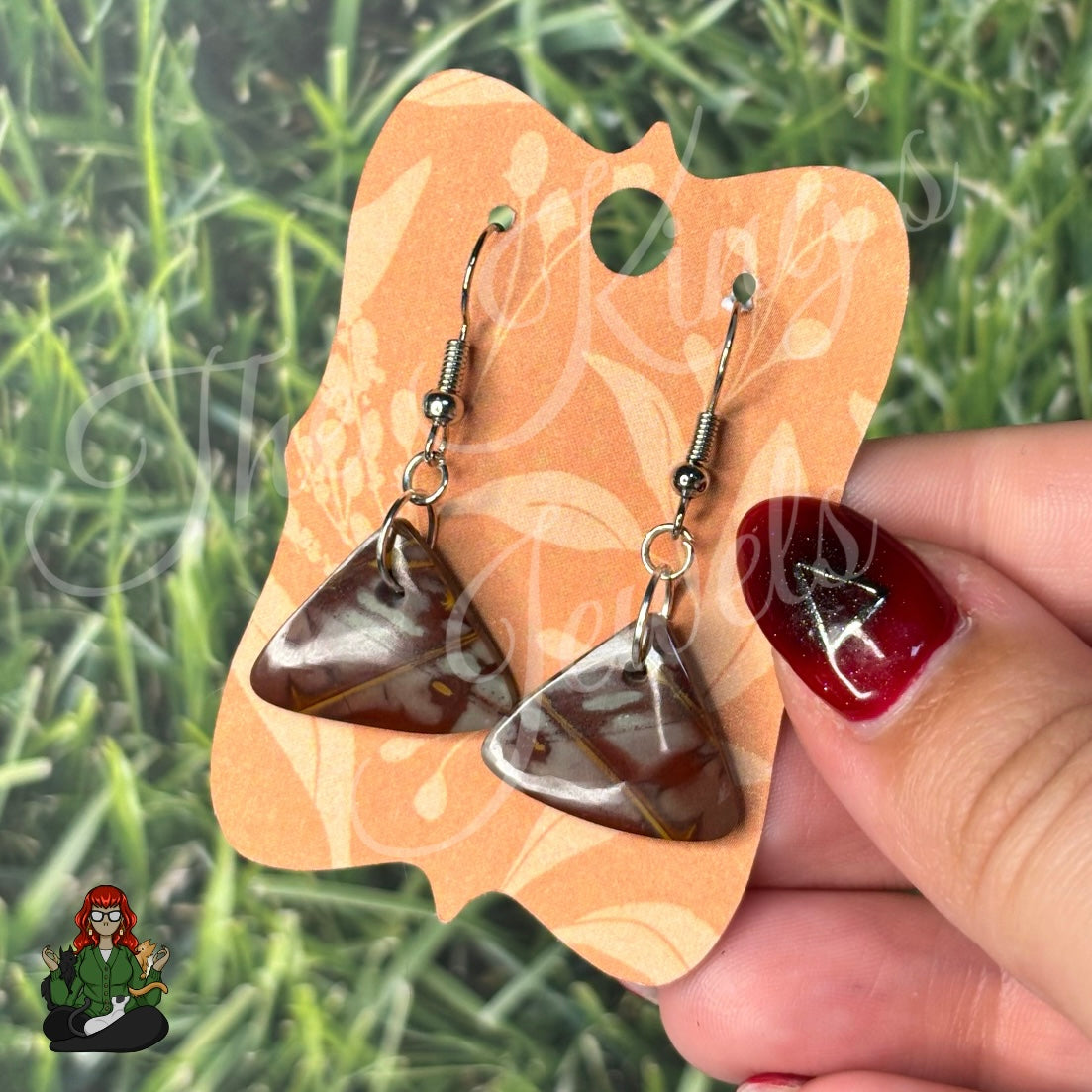 LeonaRae - Petrified Wood Earrings!