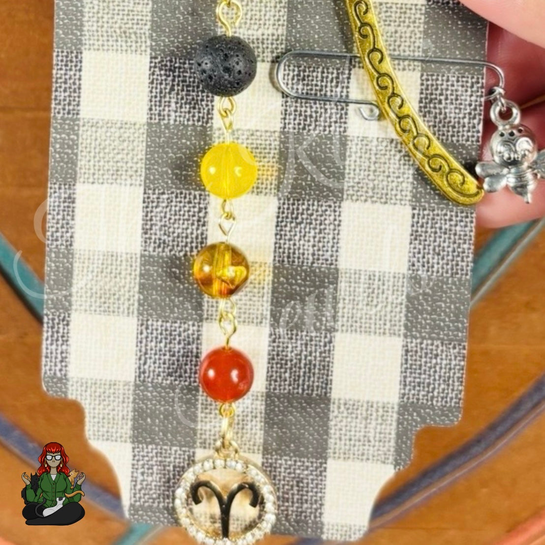 GwennaBelle - Aries Zodiac Bookmark!