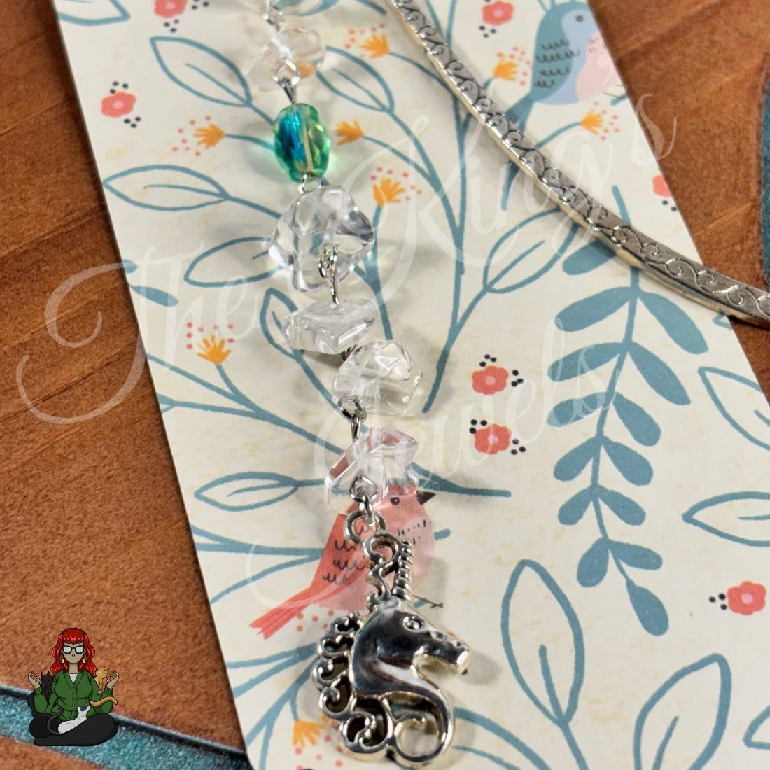 GwennaBelle - Unicorn & Glass Bead Bookmark!