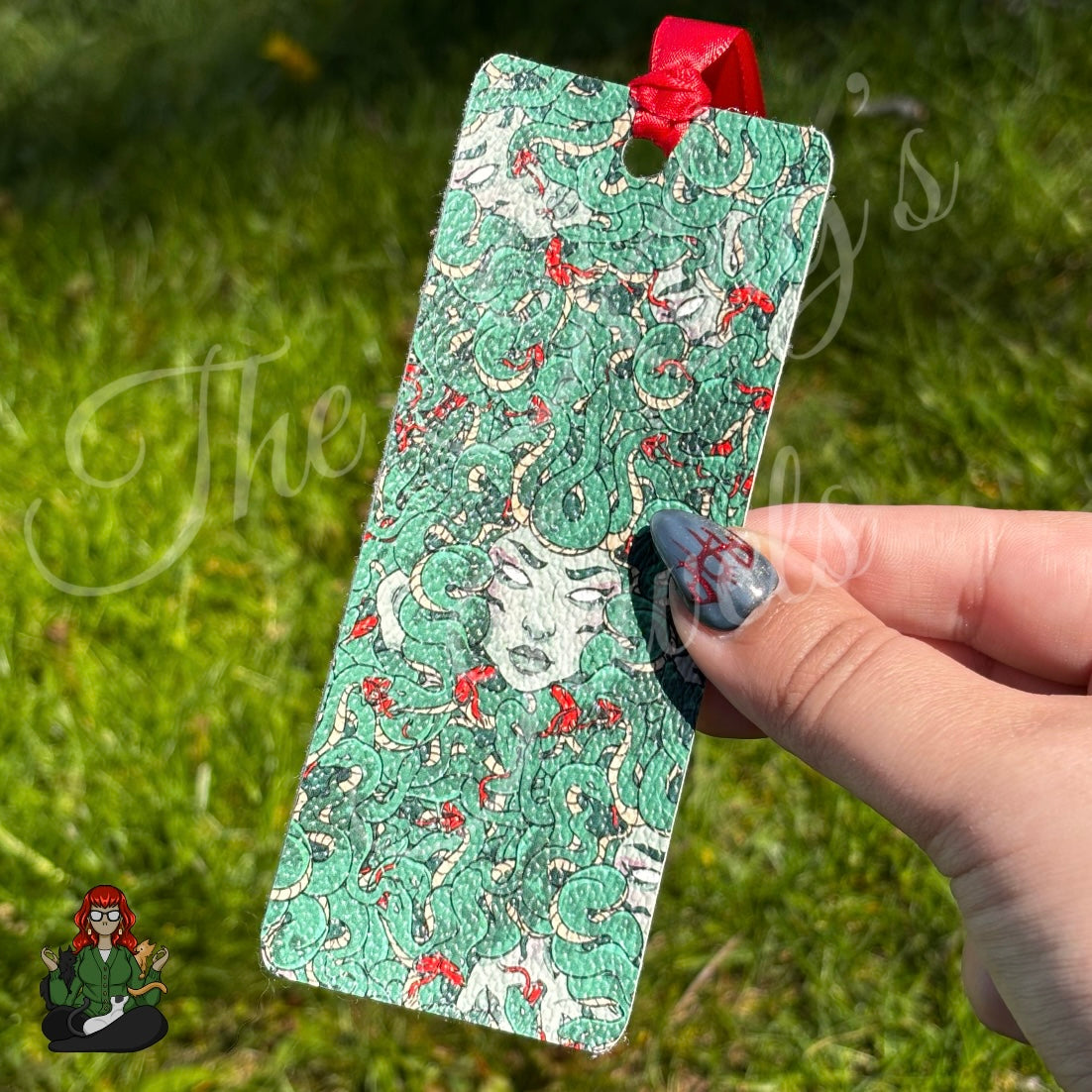 Shannon - Medusa Faux Leather Bookmarks!