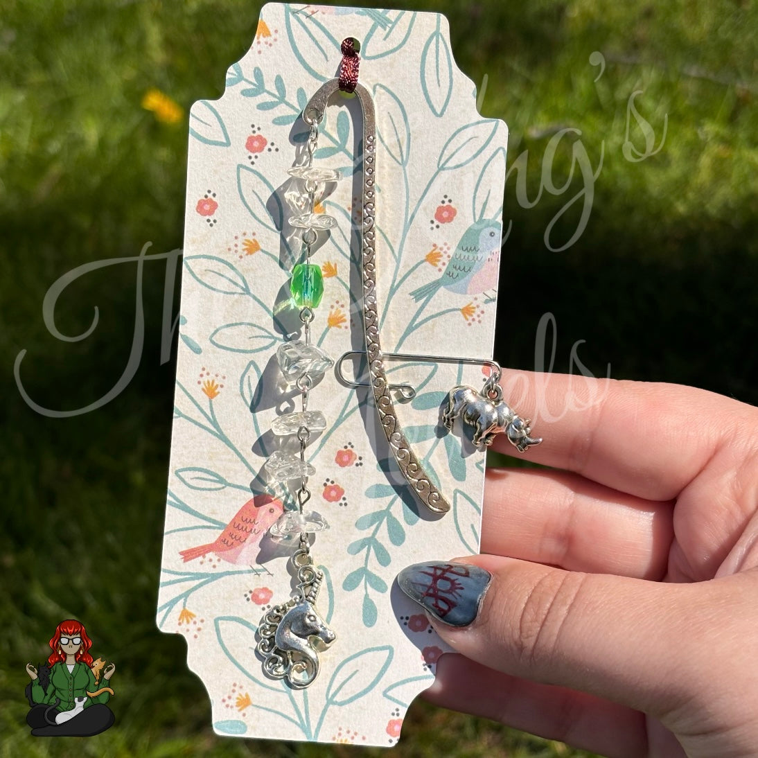 GwennaBelle - Unicorn & Glass Bead Bookmark!