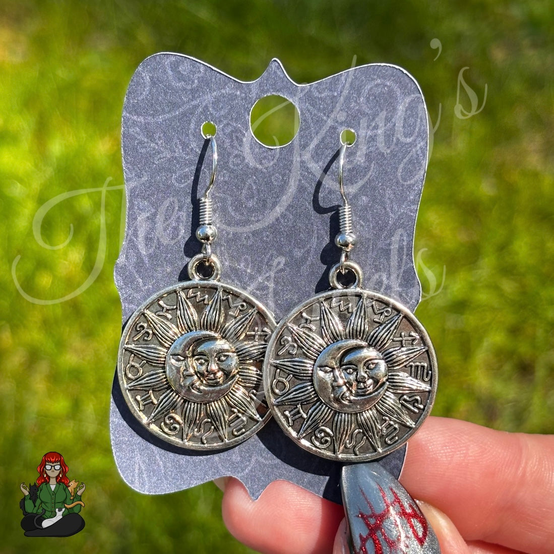 LeonaRae - Astrology Zodiac Sun & Moon Charm Earrings!