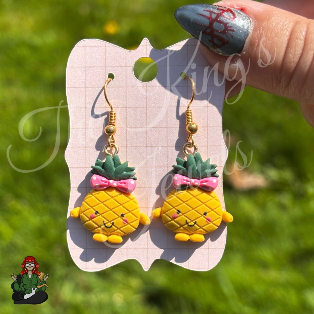 LeonaRae - Kawaii Pineapple Charm Earrings!