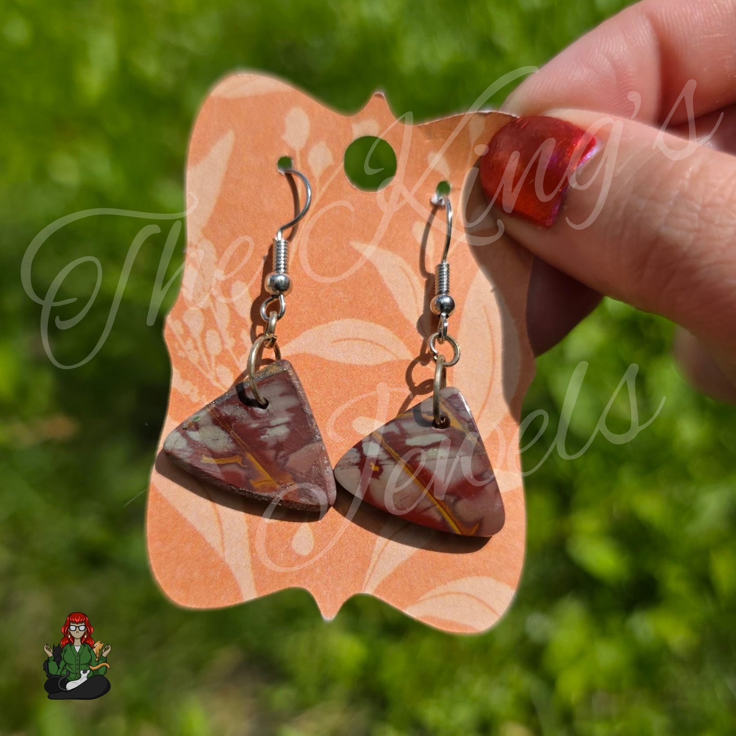 LeonaRae - Petrified Wood Earrings!