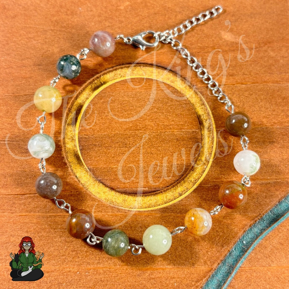 Jessica - Earthy Mixed Agate Bracelet!