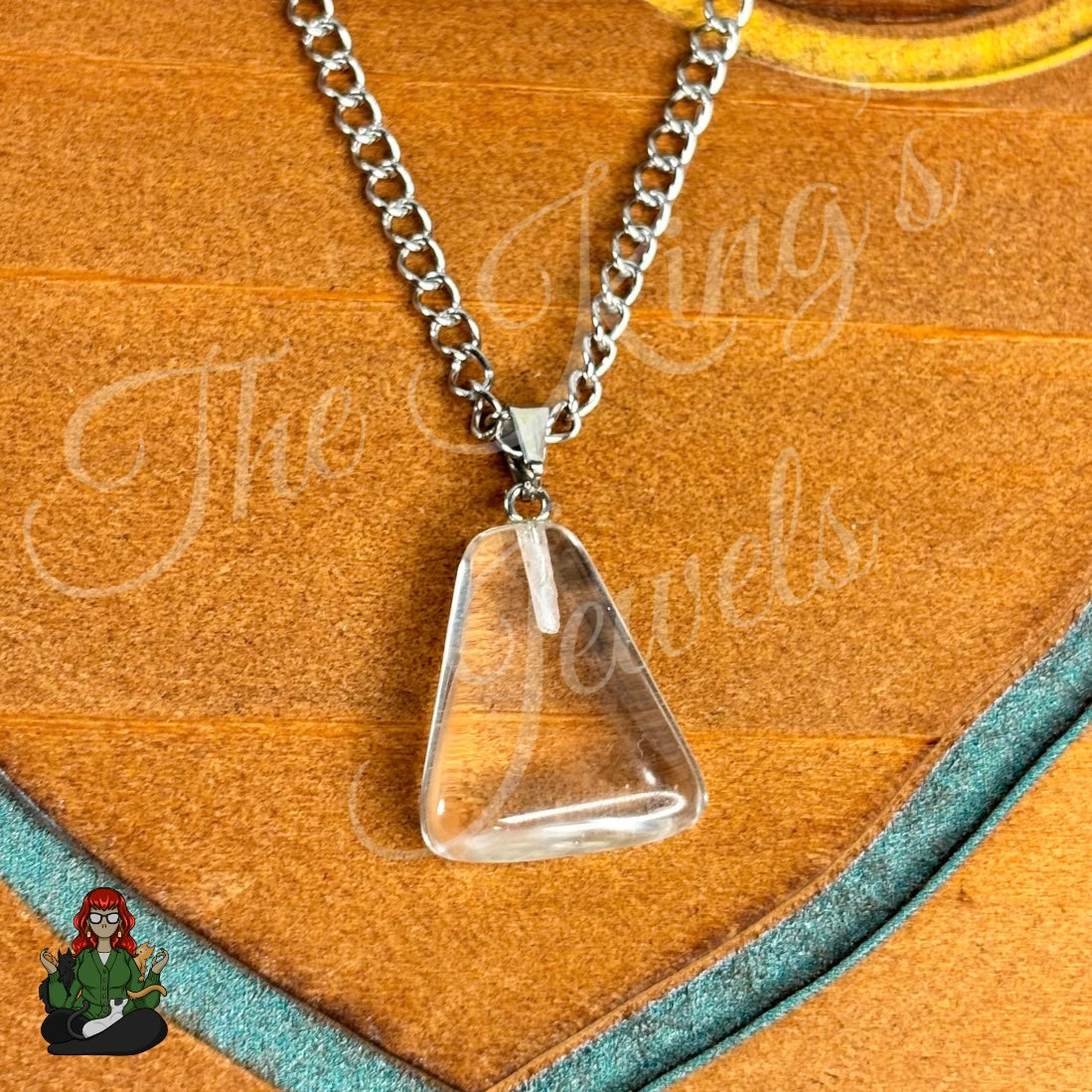 Ella - Glass Pendant Necklace!