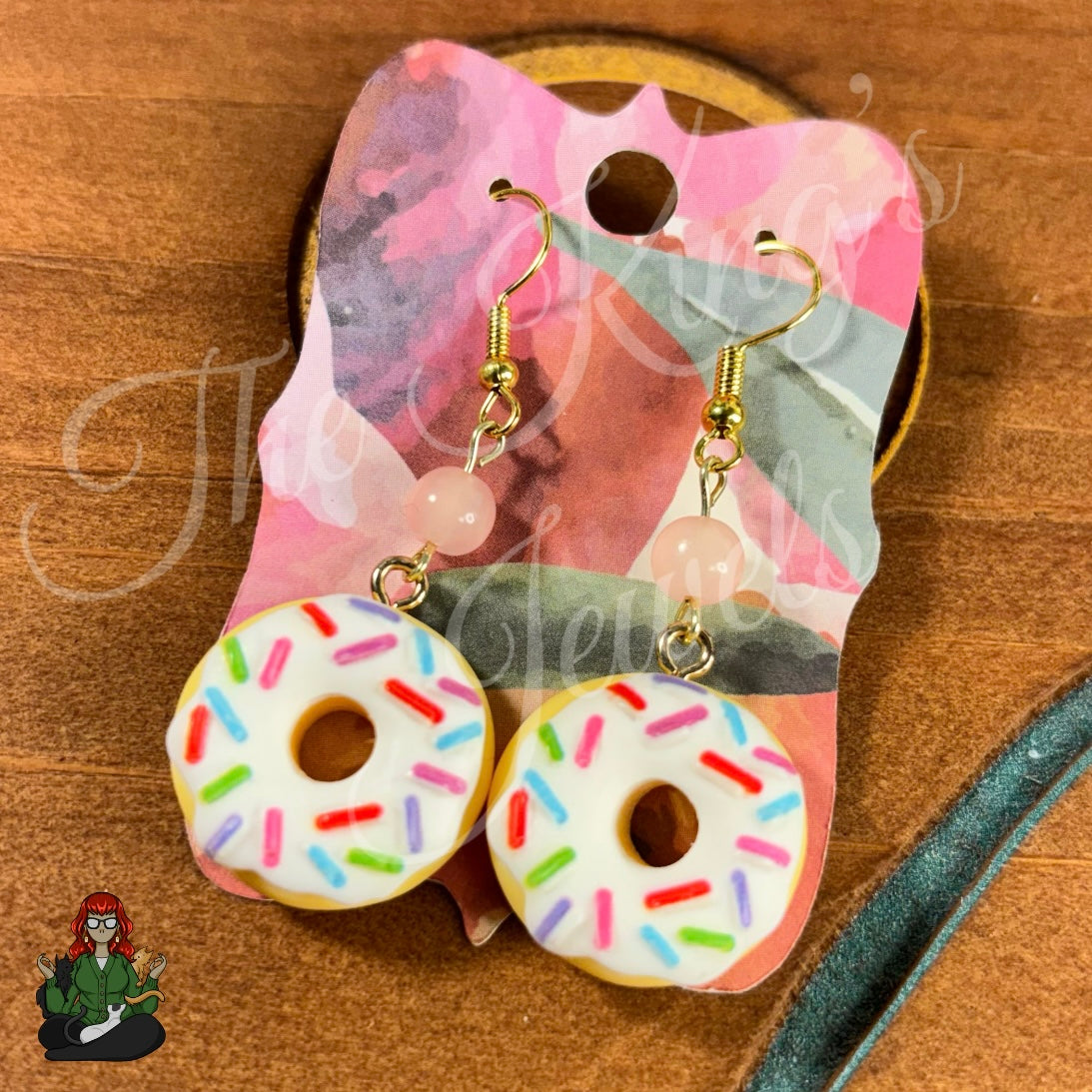 Katie - Frosted Donut Charms Earrings!
