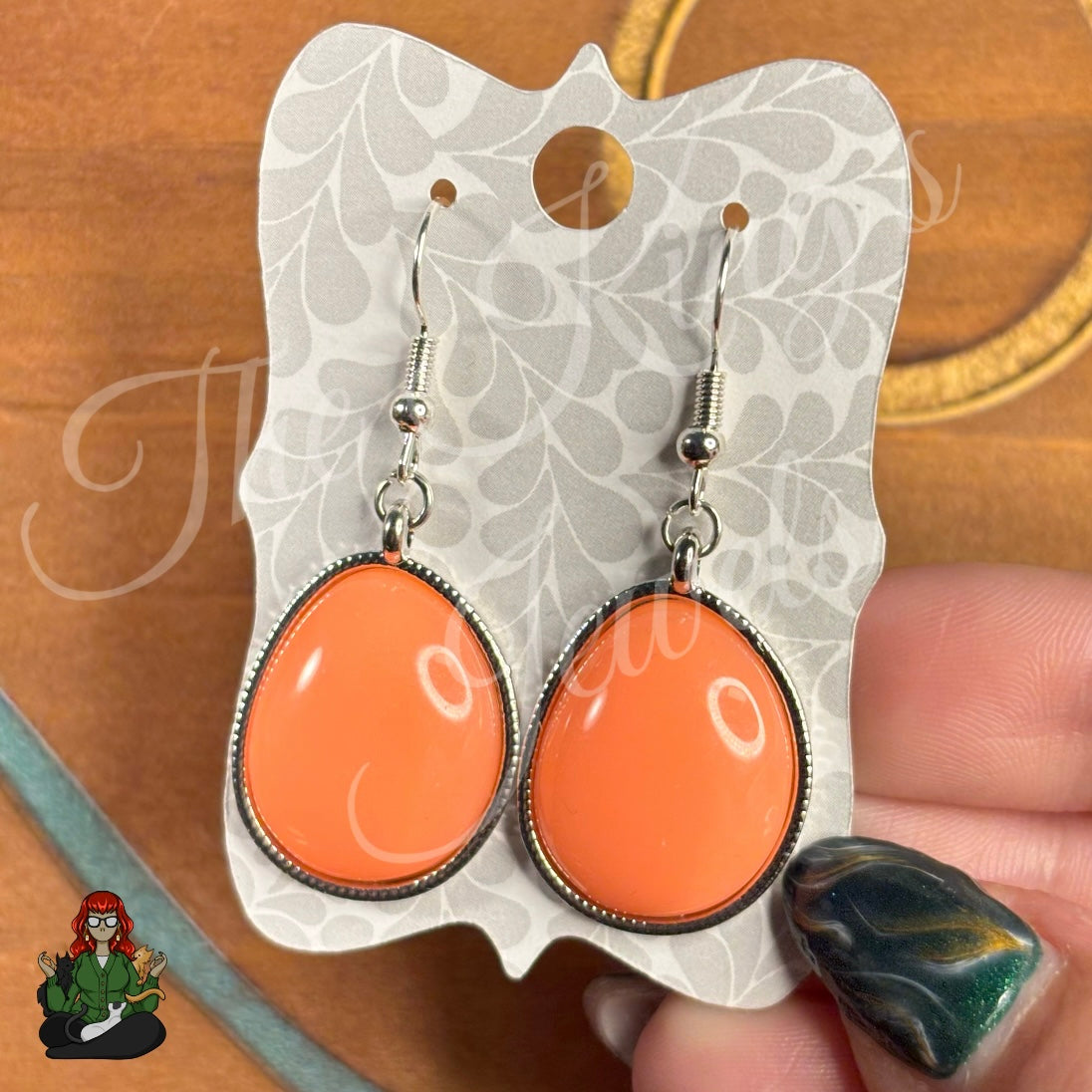 LeonaRae - Coral Charm Earrings!
