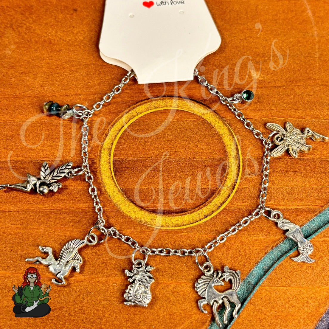 Rhiannon - Fairytale Silver Charm Bracelet!