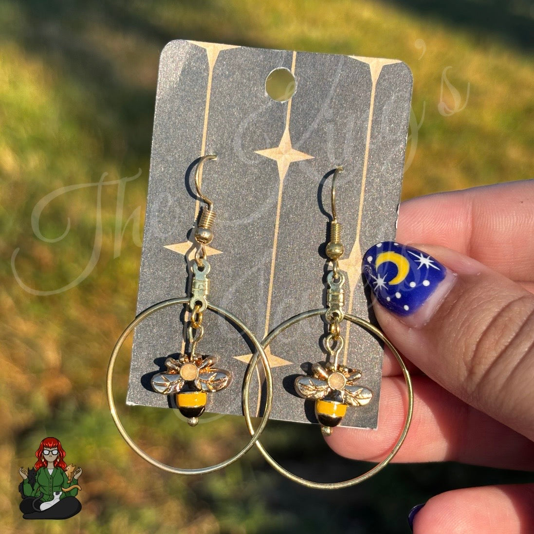 Riona - Bee-utiful Hoop Earrings!