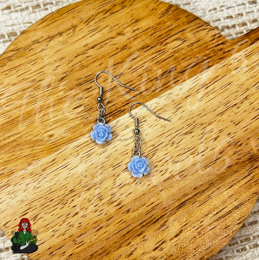 LeonaRae - Blue Rose Earrings!