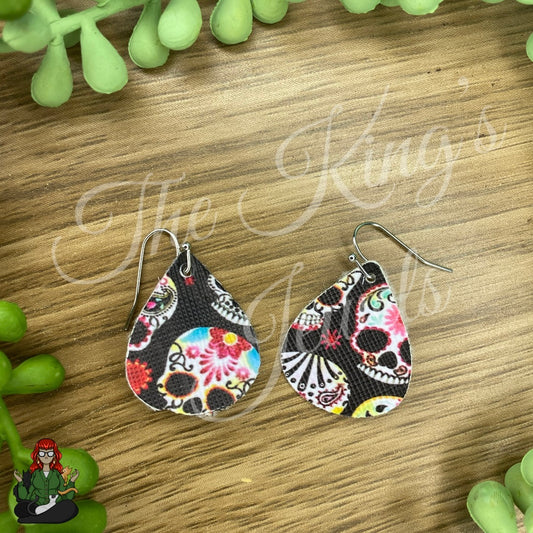 Rose - Sugar Skull Earrings!