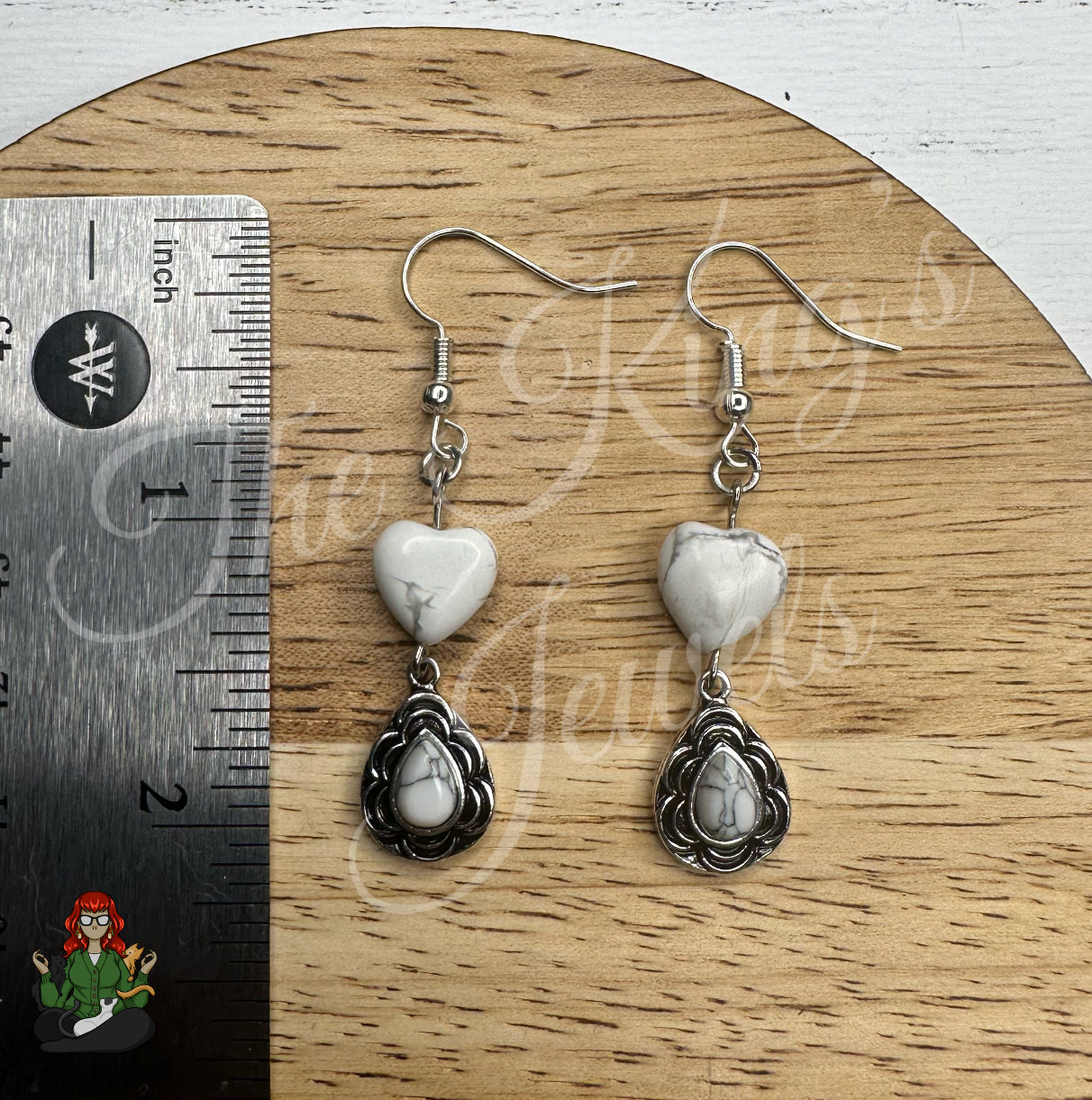 Katie - The Western Heart & Teardrop Earrings!