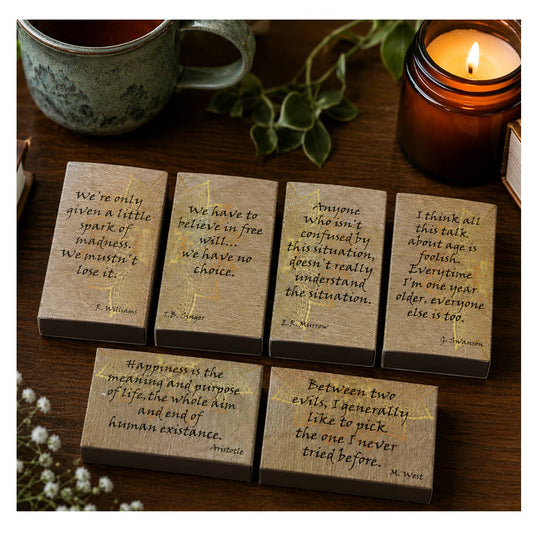 Words of Wisdom Mini Matchboxes!