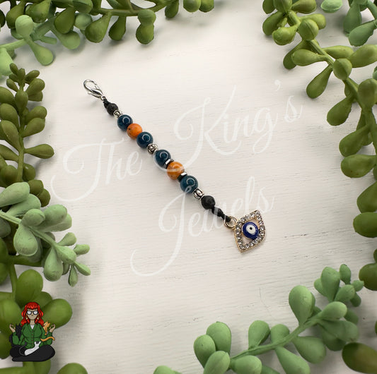 Morpheus - Gemstone Evil Eye Zipper Pull!