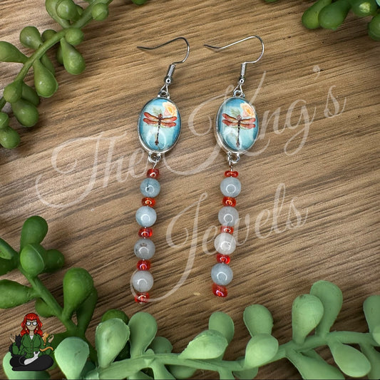 Dragonfly & Beaded Earrings!