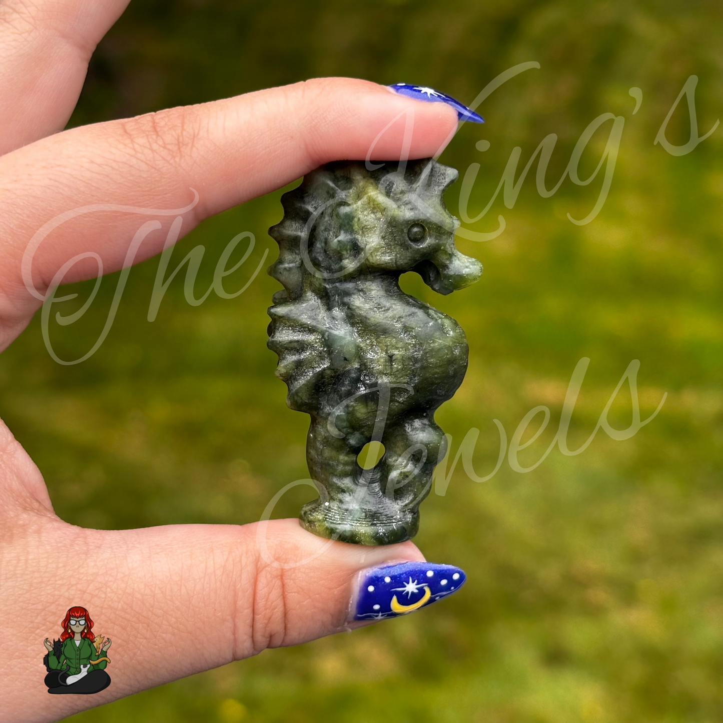 Nephrite Jade Seahorses!