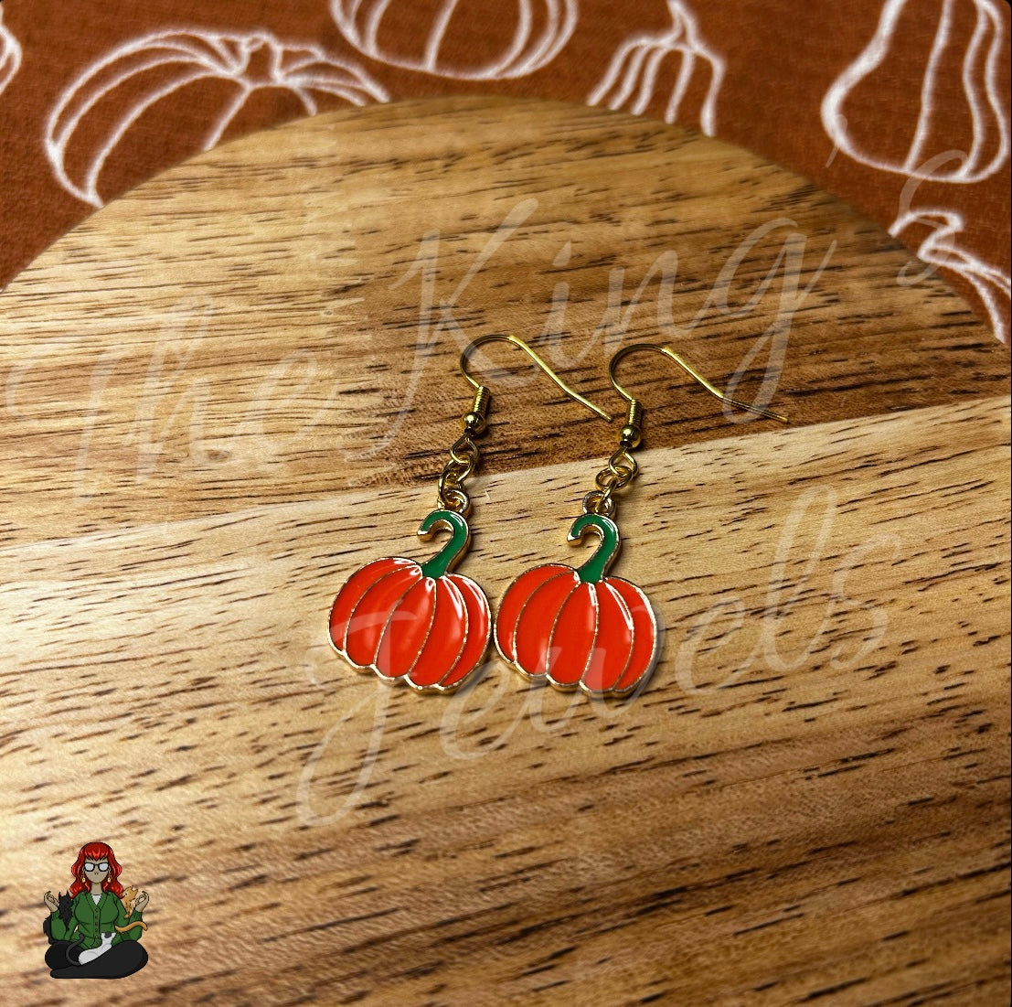 LeonaRea - Pumpkin Earrings!