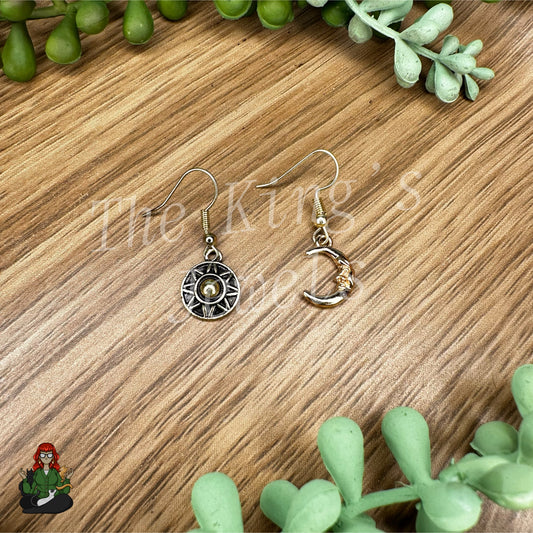 LeonaRae - Mismatch Sun & Moon Earrings!