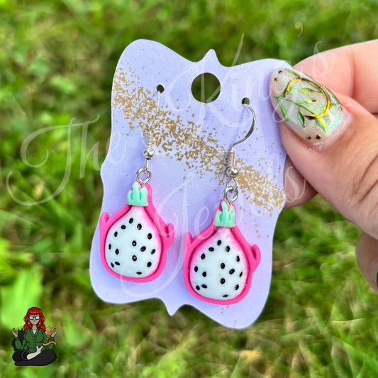 LeonaRae - Dragon Fruit Earrings!