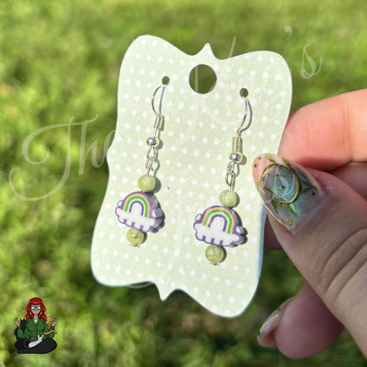 Melissa - Purple Cloud Earrings!