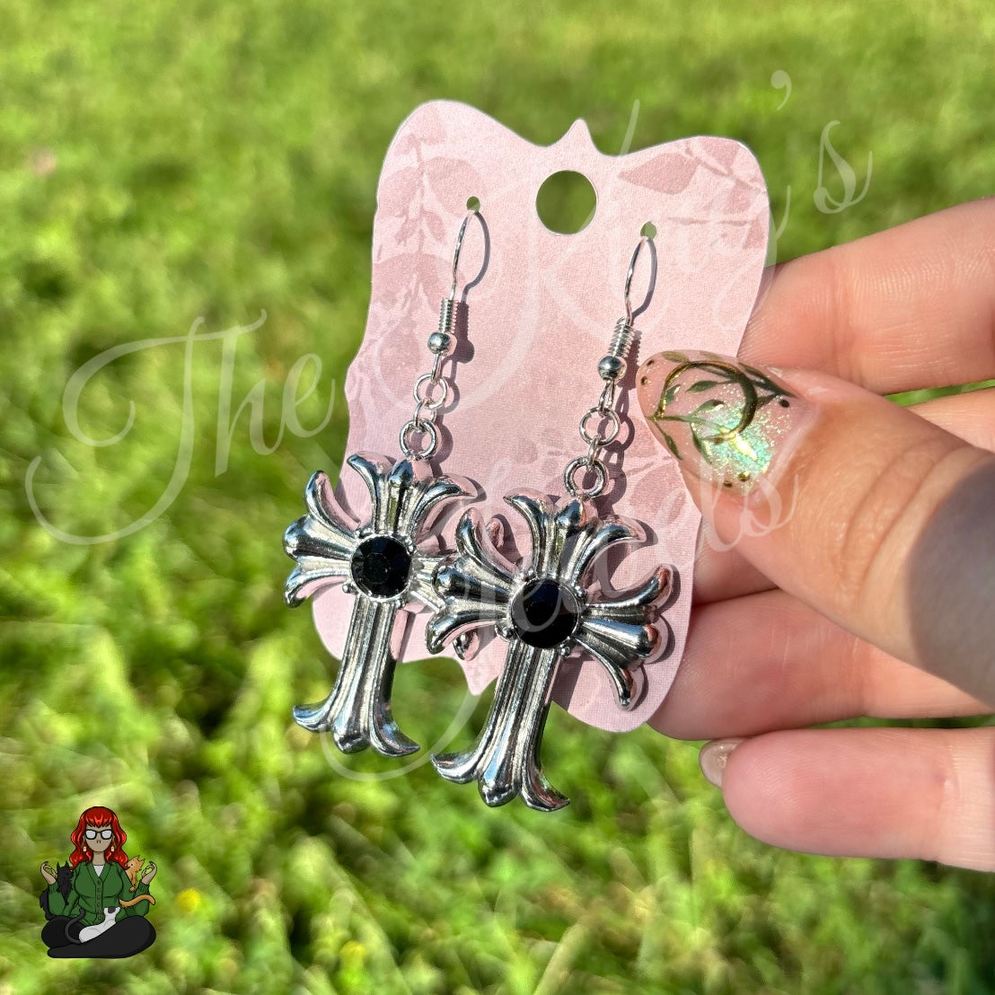 LeonaRae - Gothic Crosses Earrings!