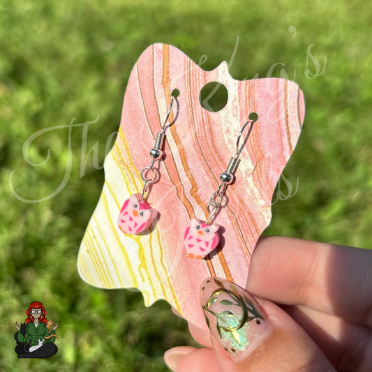 LeonaRae - Pink Owls Earrings!