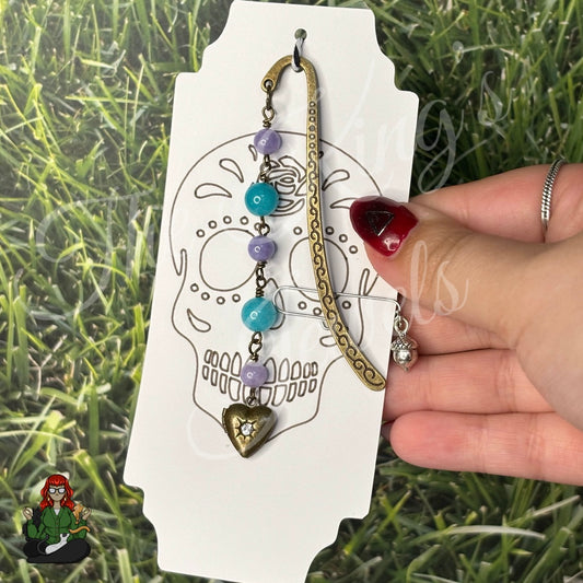 GwennaBelle - Dyed Quartz Locket Bookmark!