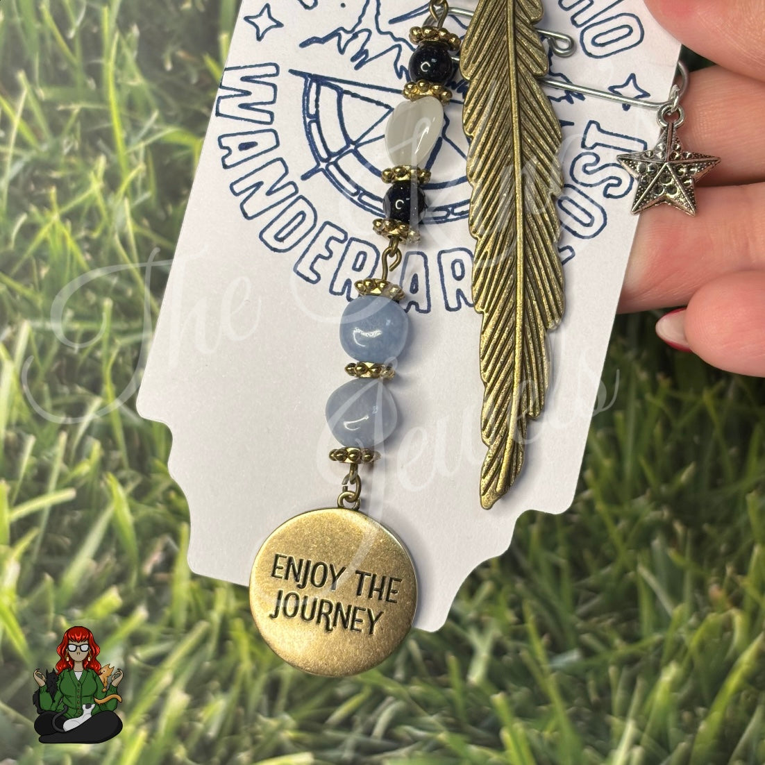 GwennaBelle - "Enjoy The Journey" Double Sided Bookmark!