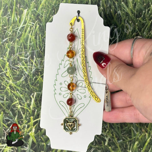 GwennaBelle - Glass Beads Fox Bookmark!