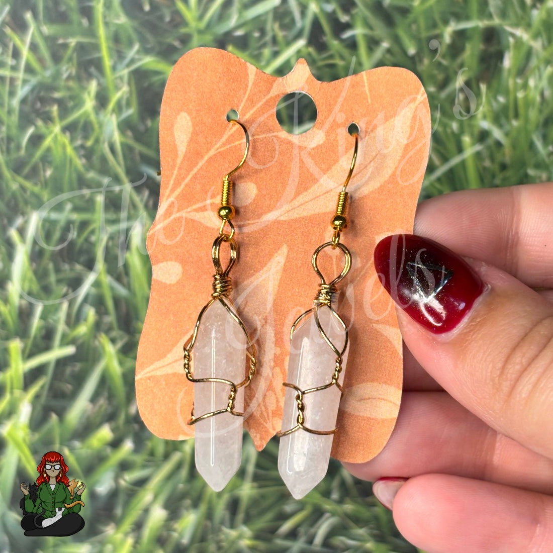 LeonaRae - Clear Quartz Earrings!