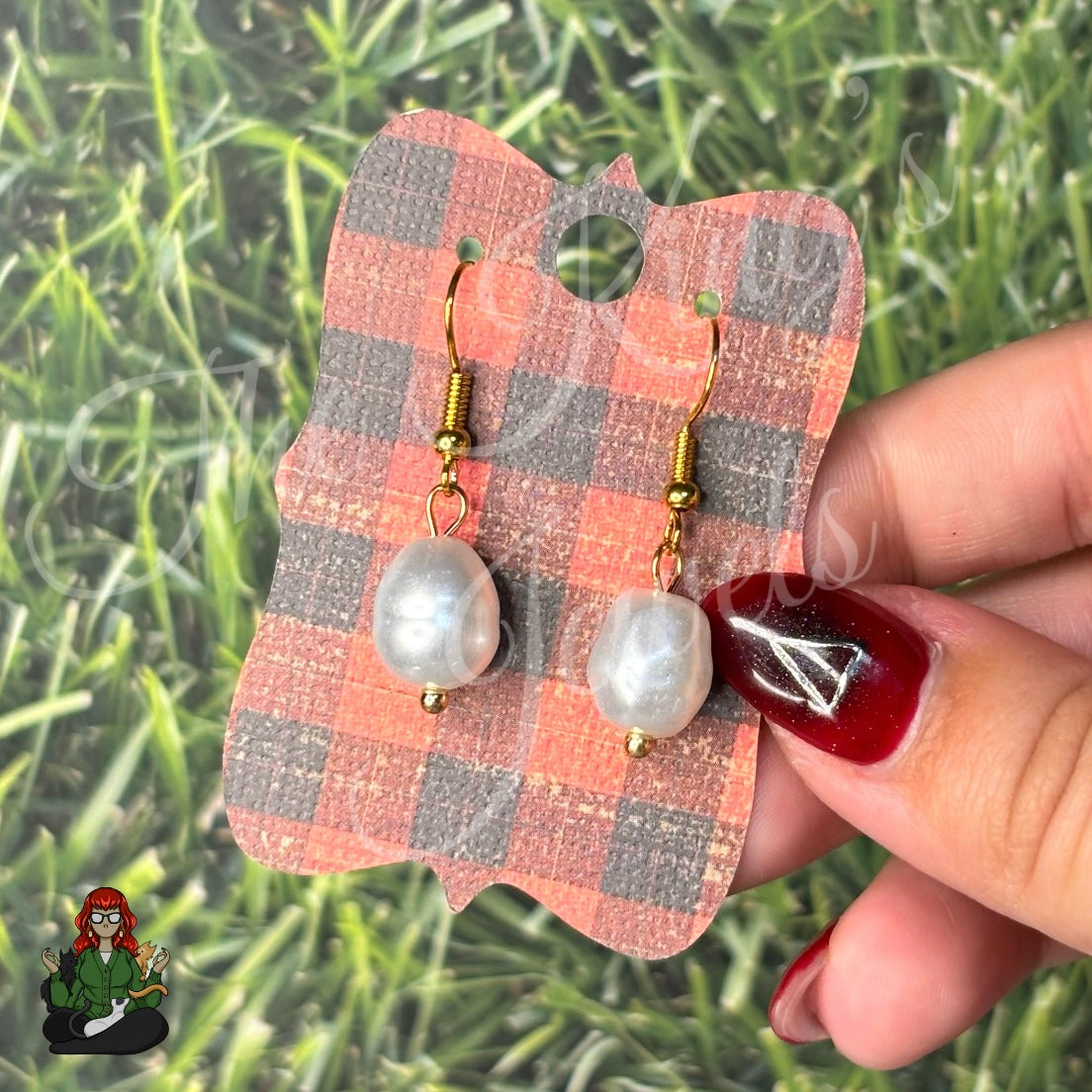 Shirley - Pearl Earrings!