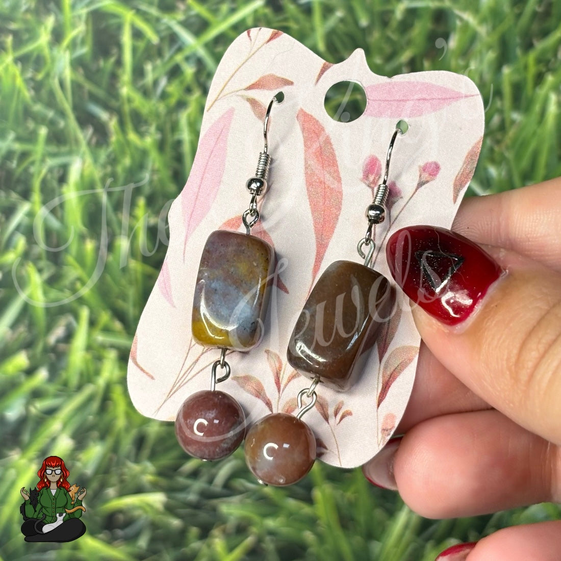Katie - Mookaite Agate Earrings!