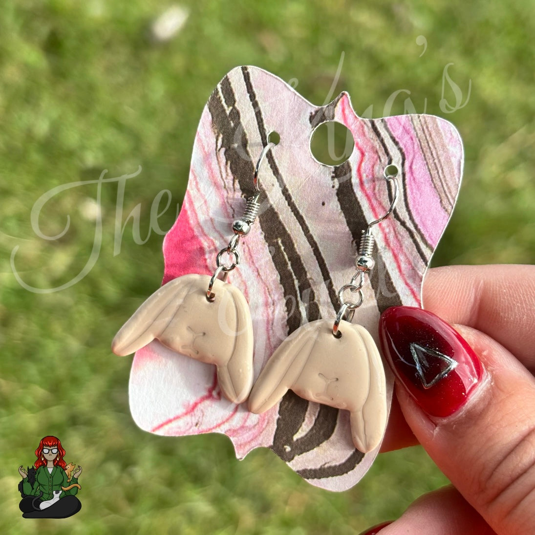 LeonaRae - Bunny Head Earrings!