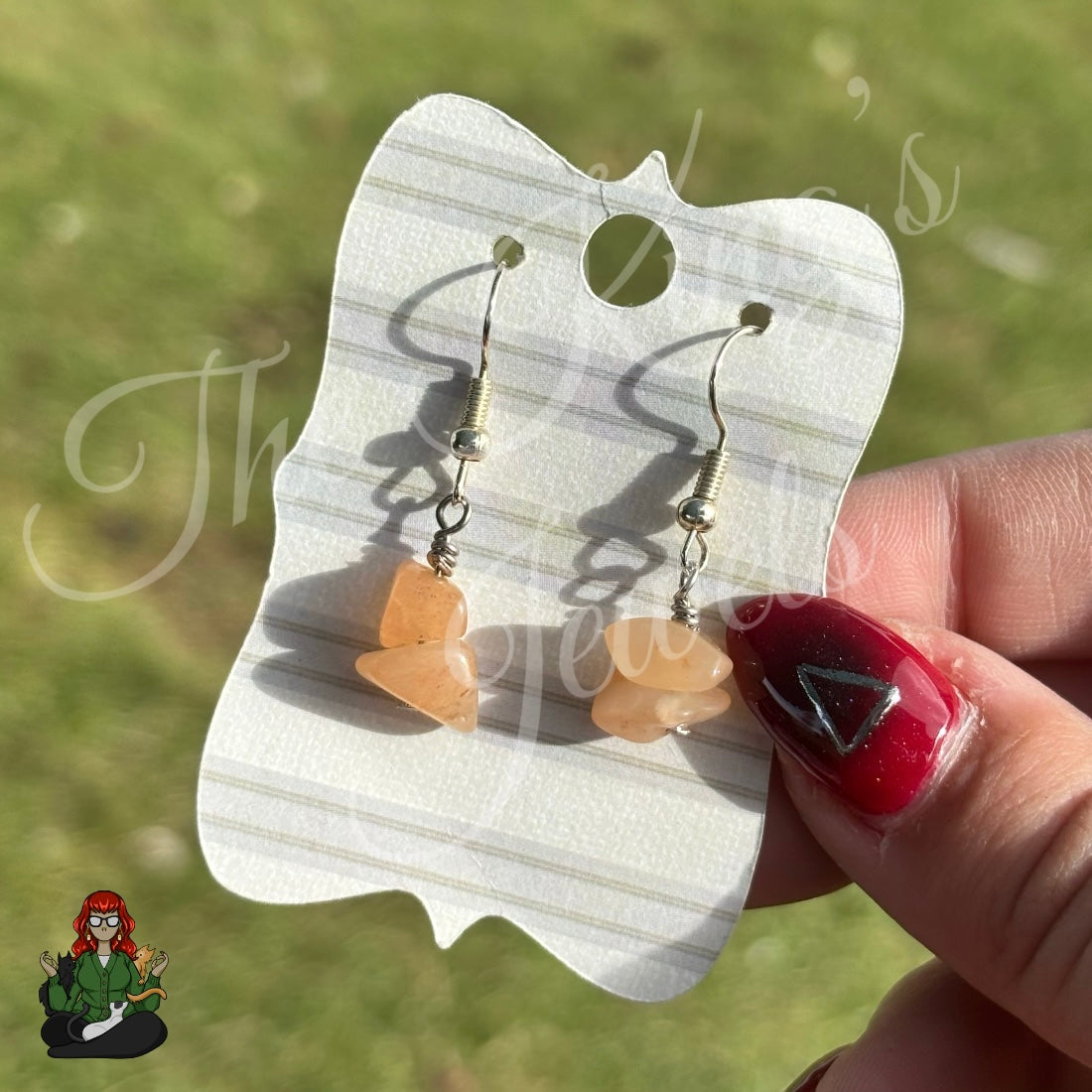 LeonaRae - Morganite Chip Earrings!