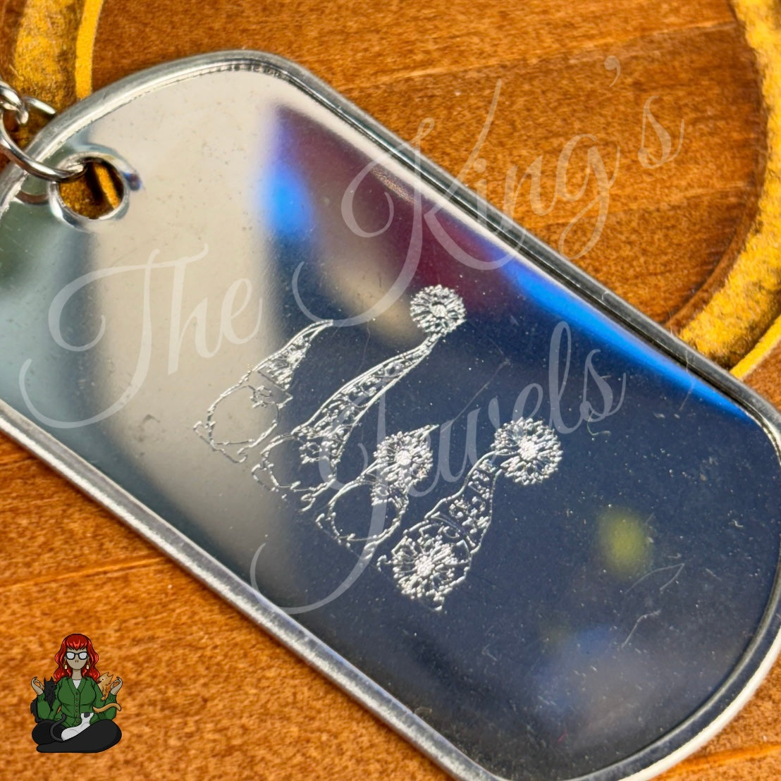 Reese - Gnome Dandelion Wishes Yellow Tassel Keychain!