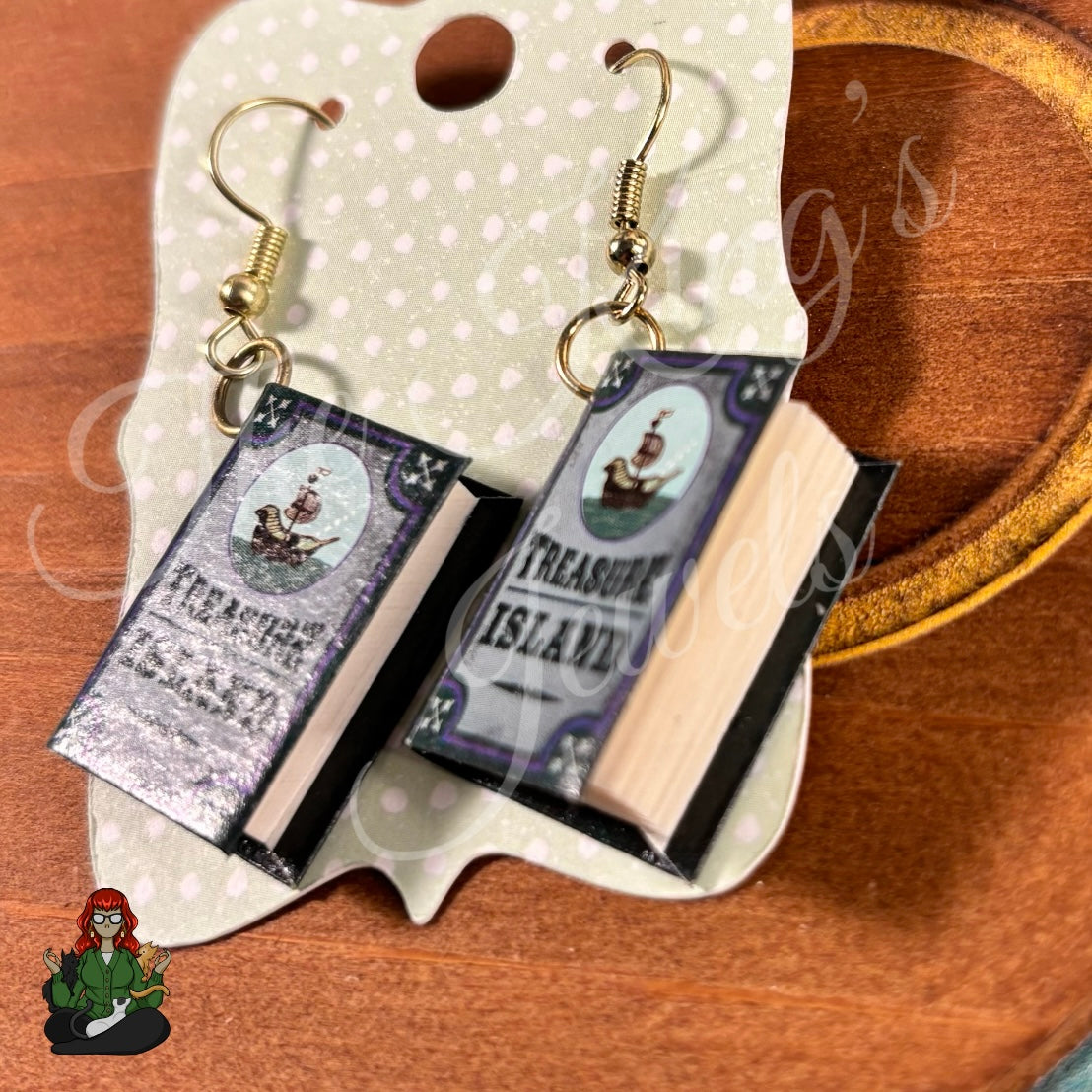 LeonaRae - Adventure Book Earrings!