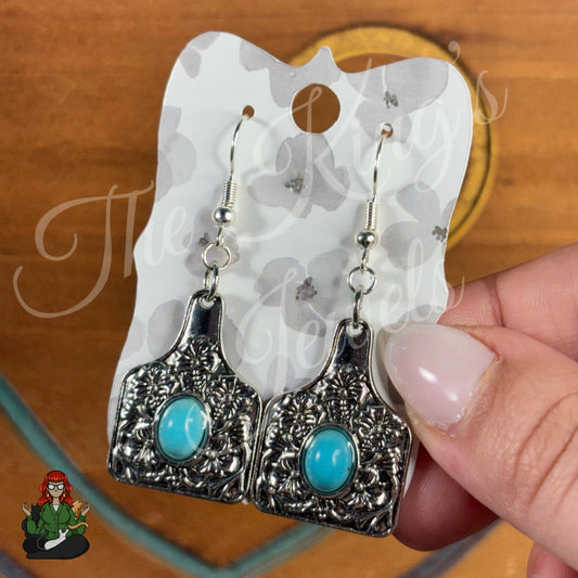 LeonaRae - Turquoise & Floral Earrings!