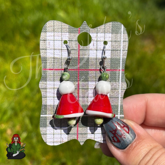 Melissa - Santa Hat Earrings!