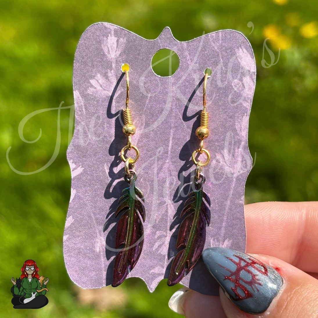 LeonaRae - Metal Feathers Charm Earrings!