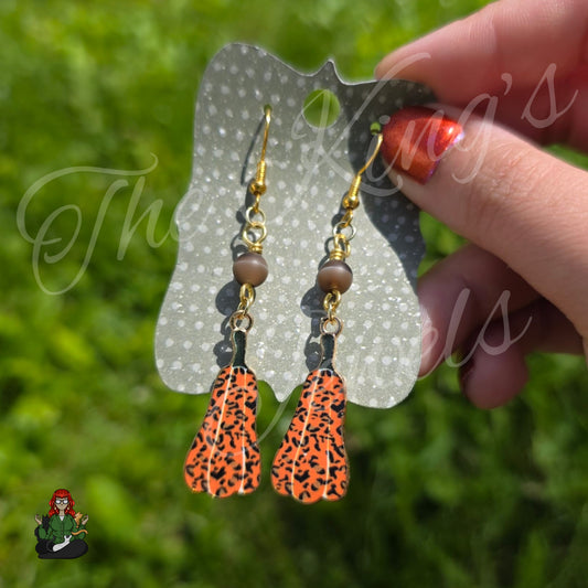 Katie - Spotted Gourd Earrings!