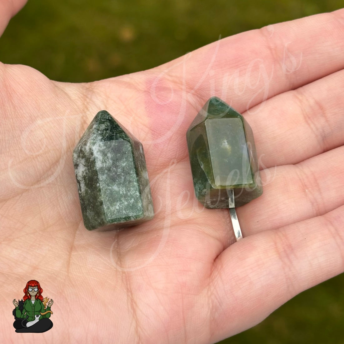 1” Natural Crystal Mini Obelisk Tower Points