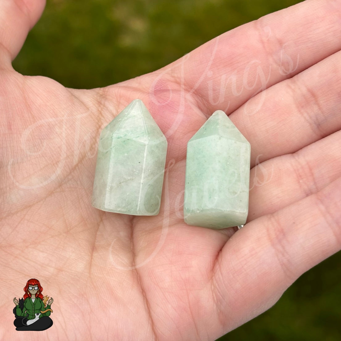 1” Natural Crystal Mini Obelisk Tower Points