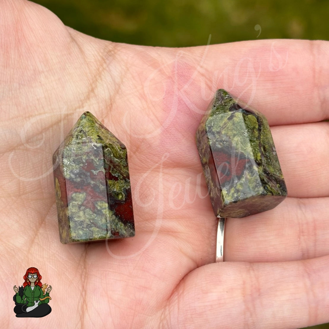 1” Natural Crystal Mini Obelisk Tower Points