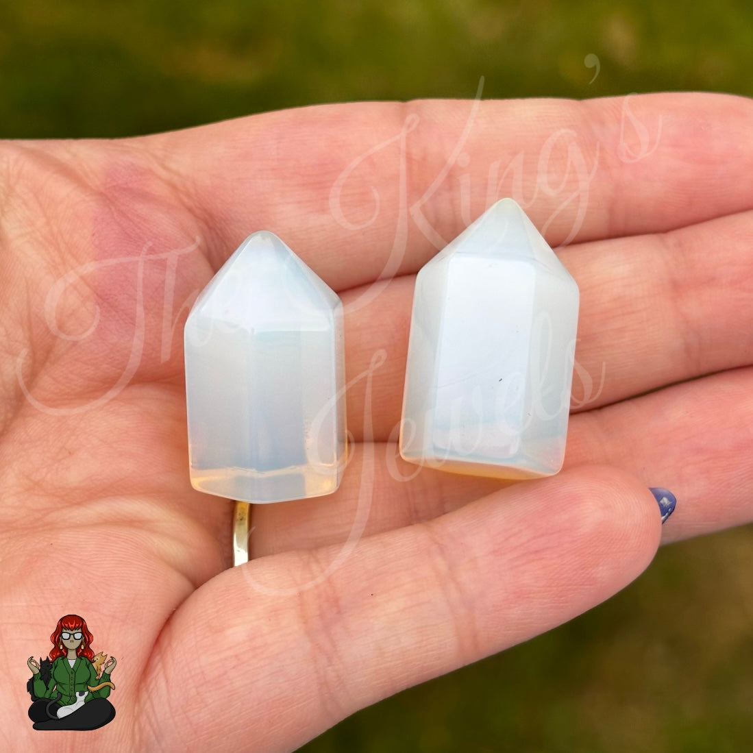 1” Natural Crystal Mini Obelisk Tower Points
