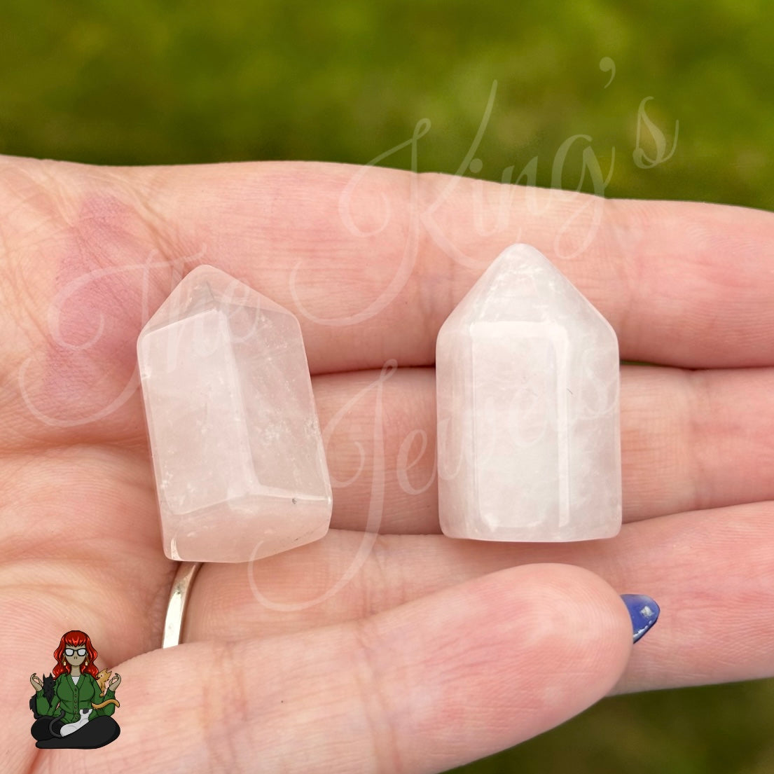 1” Natural Crystal Mini Obelisk Tower Points