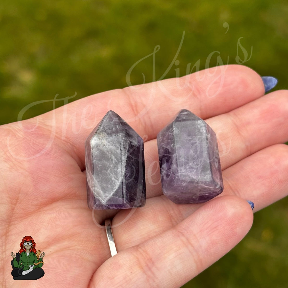 1” Natural Crystal Mini Obelisk Tower Points